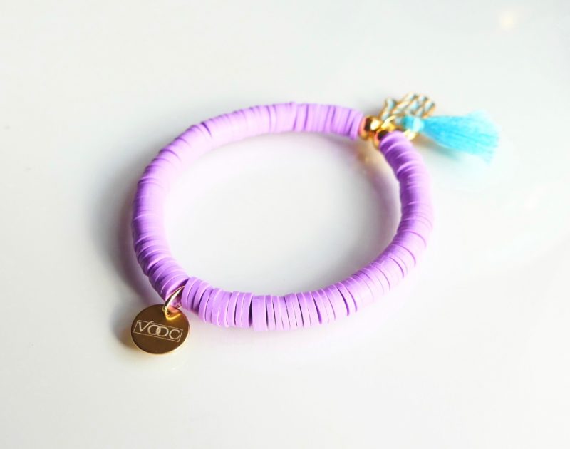 'Purple Hamsa' Armband