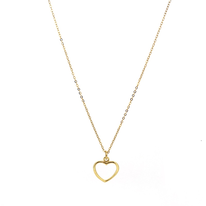 Single Heart - Halskette 925 Silber